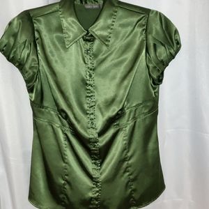 Apt. 9, Satin S/S blouse, M